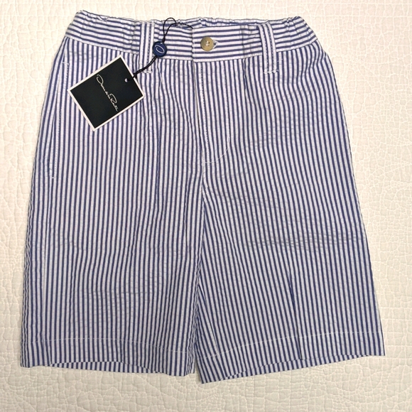 Oscar de la Renta Other - Oscar de la Renta seersucker shorts, size 6